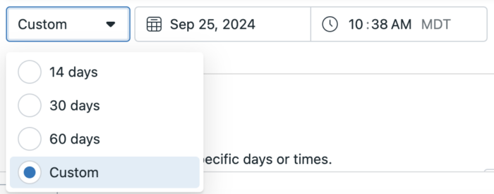 Ad Set Scheduling